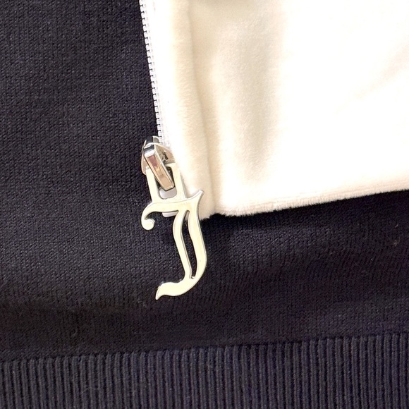 JUICY COUTURE NEW Velour Bling Hoodie White Women's Hoodie Jacket - Picture 9 of 14